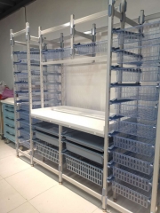 Retail Pharmacy Medicine Drug Storage Display Racks Shelving Units System